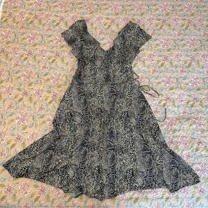 Scarlett Snakeskin Print Sundress Women’s Midi Dress